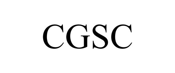 Trademark Logo CGSC