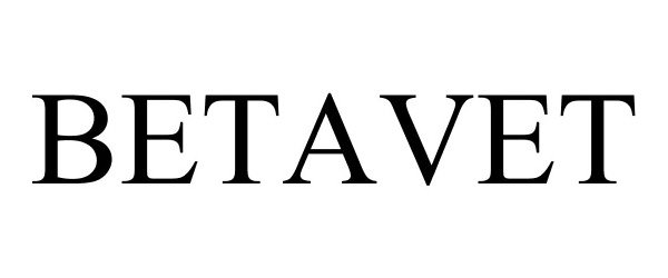 Trademark Logo BETAVET