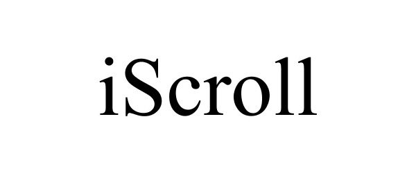 Trademark Logo ISCROLL