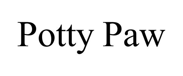Trademark Logo POTTY PAW