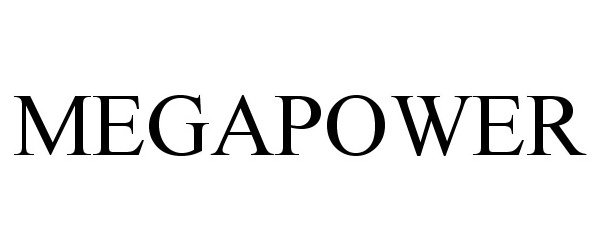 Trademark Logo MEGAPOWER