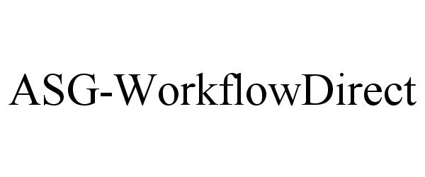  ASG-WORKFLOWDIRECT