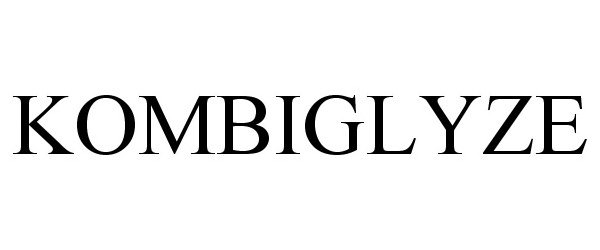 Trademark Logo KOMBIGLYZE