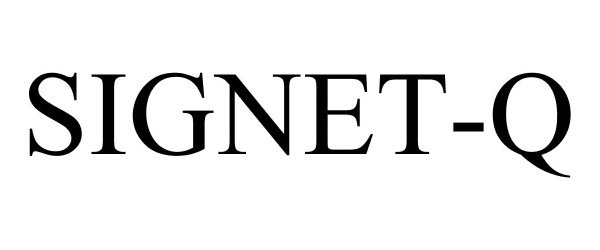 Trademark Logo SIGNET-Q