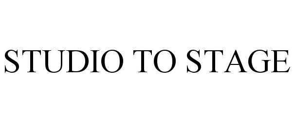 Trademark Logo STUDIO TO STAGE