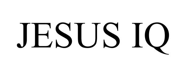Trademark Logo JESUS IQ