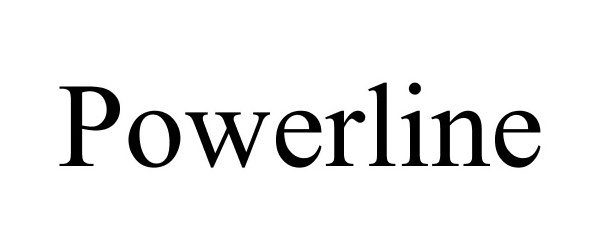 Trademark Logo POWERLINE