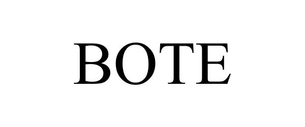 Trademark Logo BOTE