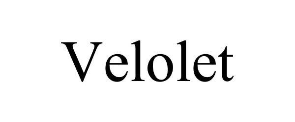 Trademark Logo VELOLET