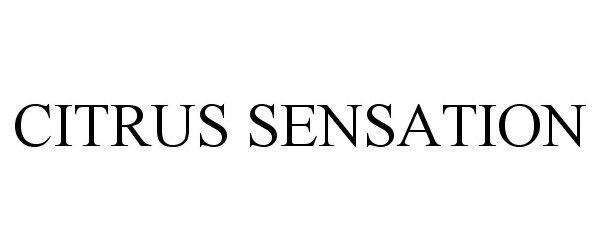 Trademark Logo CITRUS SENSATION