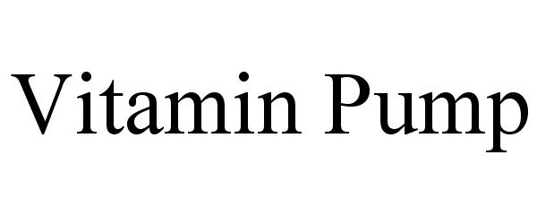 Trademark Logo VITAMIN PUMP