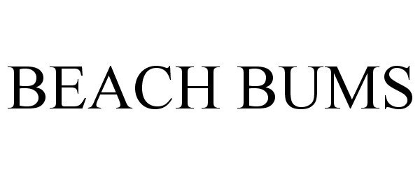 Trademark Logo BEACH BUMS