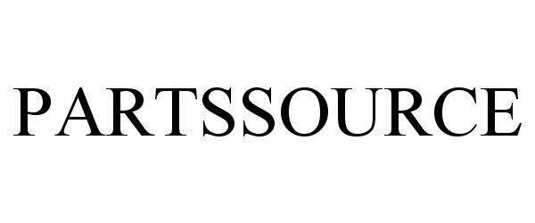 Trademark Logo PARTSSOURCE