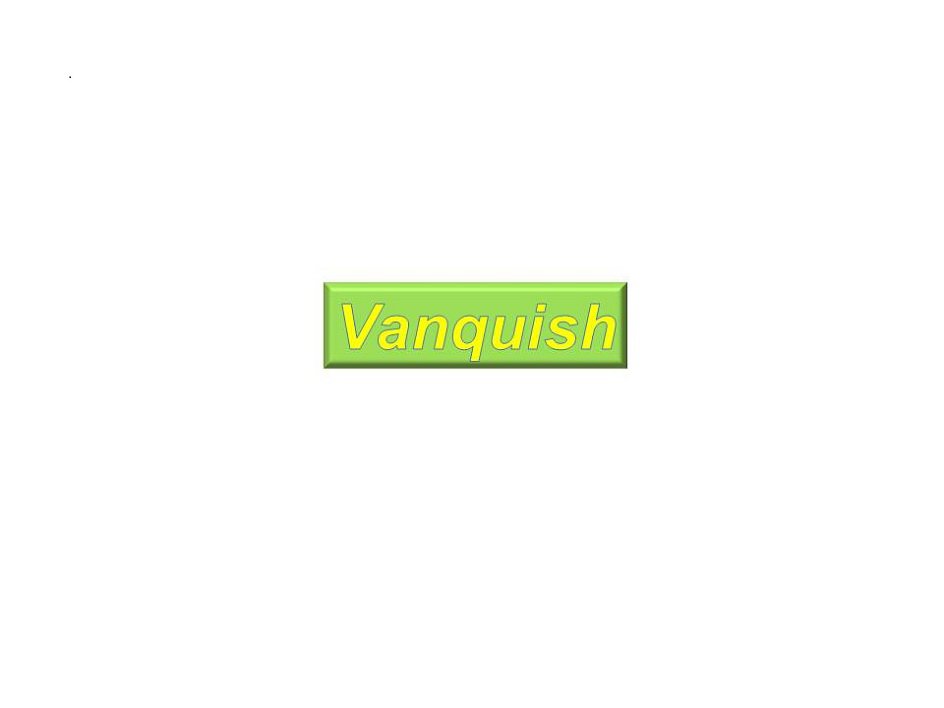 Trademark Logo VANQUISH