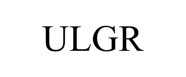 Trademark Logo ULGR