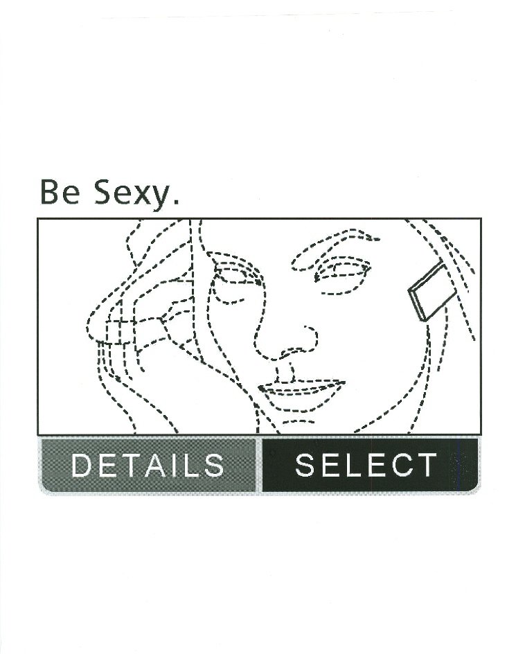 Trademark Logo BE SEXY. DETAILS SELECT