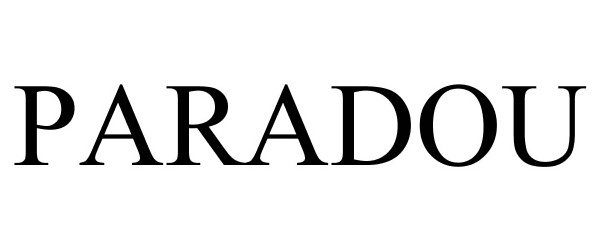 Trademark Logo PARADOU