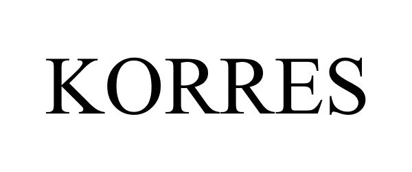 Trademark Logo KORRES