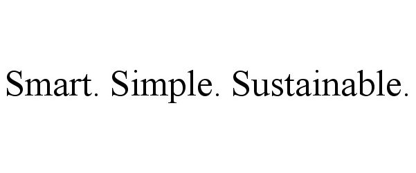 SMART. SIMPLE. SUSTAINABLE.