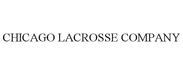 Trademark Logo CHICAGO LACROSSE COMPANY