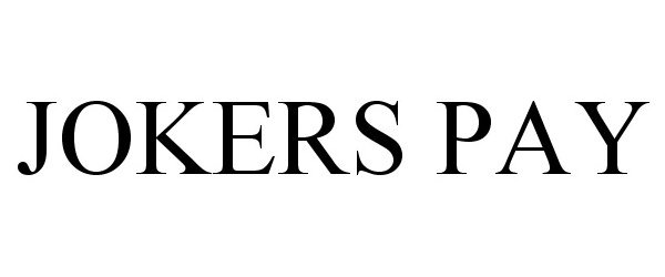 Trademark Logo JOKERS PAY