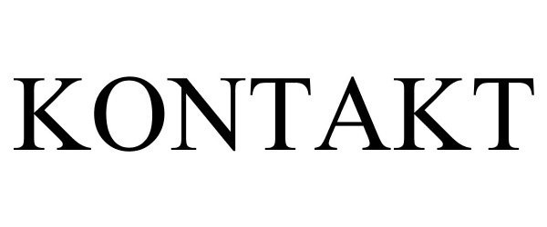 Trademark Logo KONTAKT