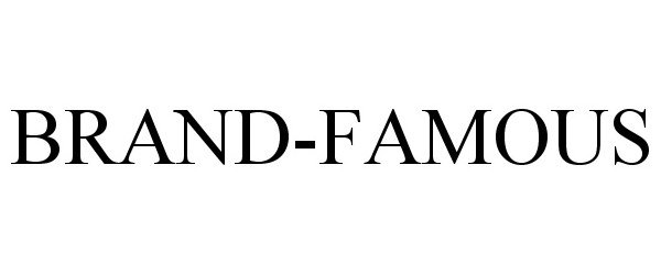 Trademark Logo BRAND-FAMOUS