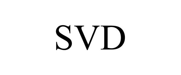  SVD