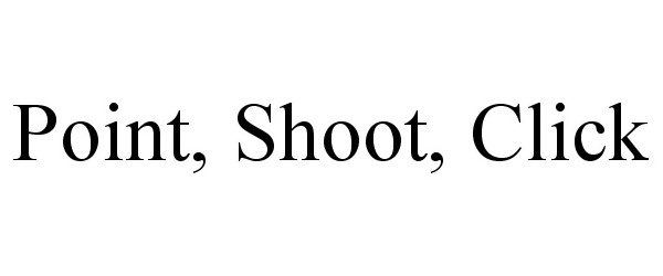 Trademark Logo POINT, SHOOT, CLICK