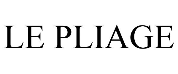 Trademark Logo LE PLIAGE