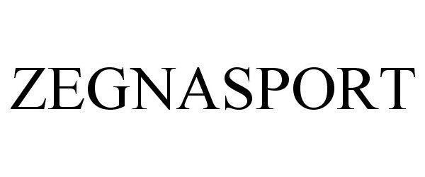 Trademark Logo ZEGNASPORT