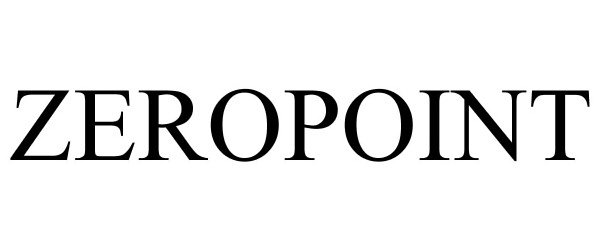 Trademark Logo ZEROPOINT