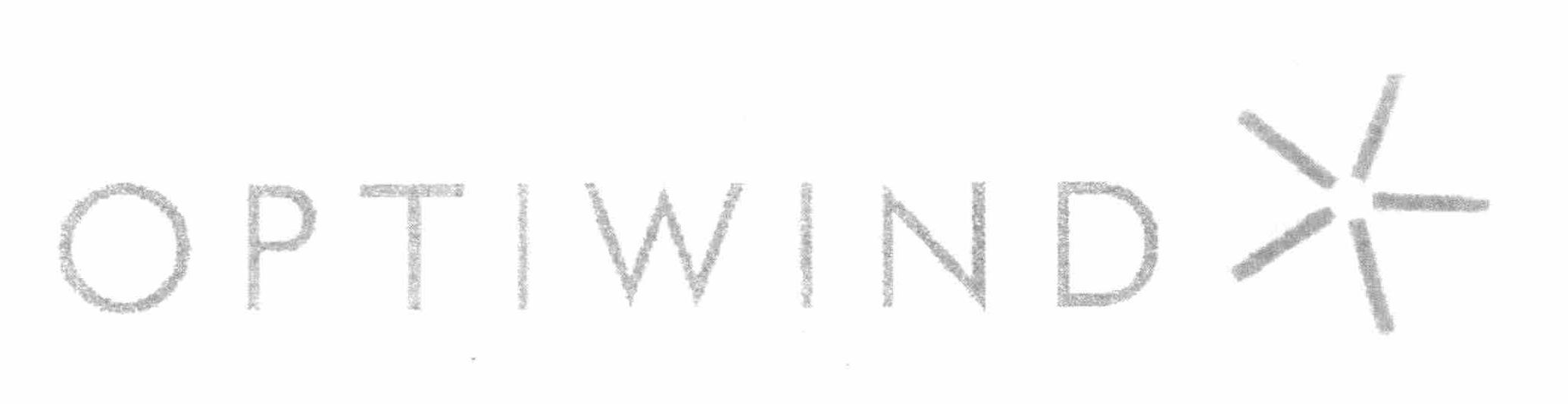 Trademark Logo OPTIWIND