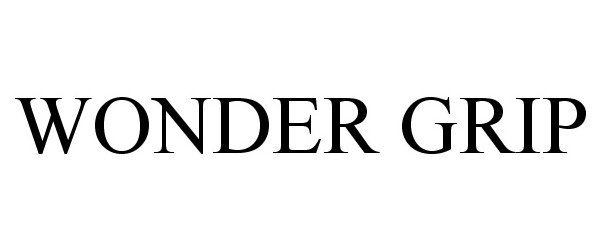 Trademark Logo WONDER GRIP