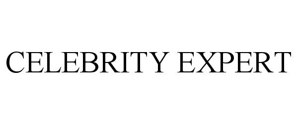 Trademark Logo CELEBRITY EXPERT