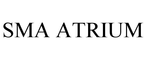 Trademark Logo SMA ATRIUM