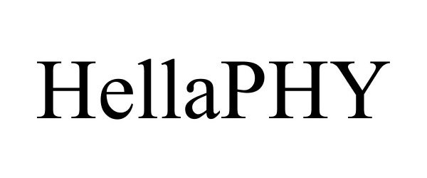 Trademark Logo HELLAPHY