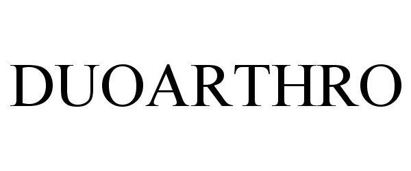 Trademark Logo DUOARTHRO