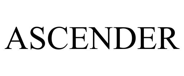 Trademark Logo ASCENDER