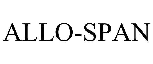 Trademark Logo ALLO-SPAN