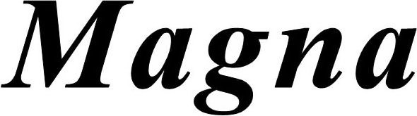 Trademark Logo MAGNA