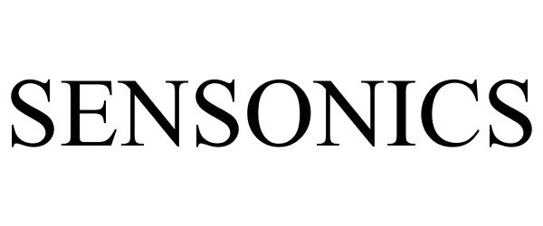 Trademark Logo SENSONICS