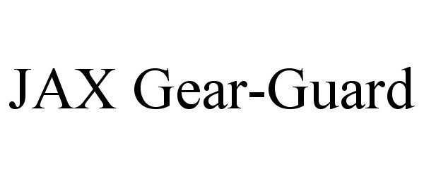 Trademark Logo JAX GEAR-GUARD