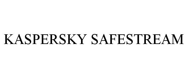 Trademark Logo KASPERSKY SAFESTREAM