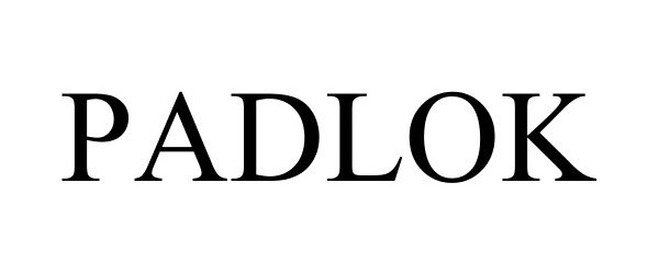 Trademark Logo PADLOK