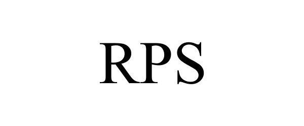 Trademark Logo RPS