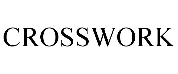 Trademark Logo CROSSWORK