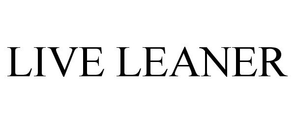 Trademark Logo LIVE LEANER
