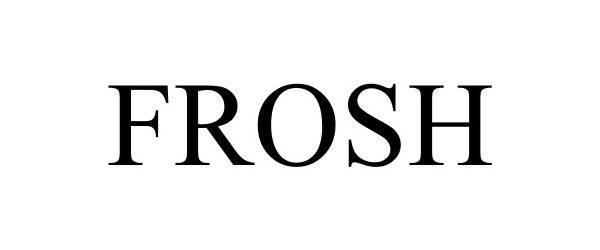 Trademark Logo FROSH