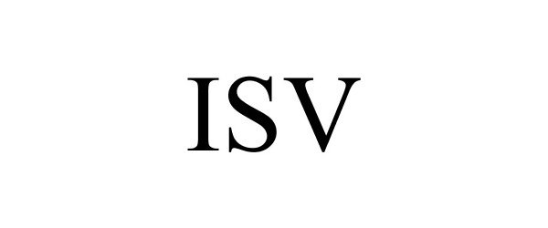 Trademark Logo ISV